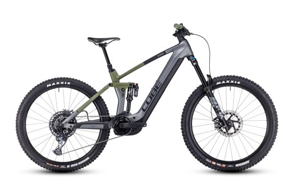 Cube Stereo Hybrid 160 HPC TM 750 27.5 flashgrey'n'olive Gr&ouml;&szlig;e: 16" / 27.5 / S