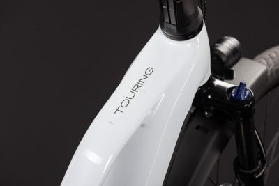 Cube Touring Hybrid ONE 600 metallicwhite'n'chrome Gr&ouml;&szlig;e: Trapeze 50 cm Produktbild 1