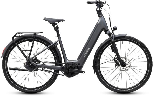 Cube Supreme Hybrid Deluxe SLT 600 slabgrey'n'chrome Gr&ouml;&szlig;e: Easy Entry 46 cm