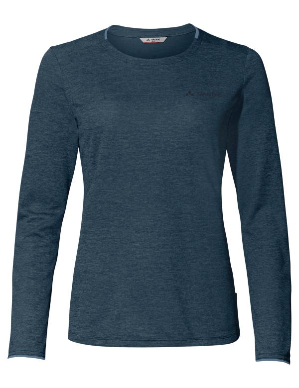 VAUDE Women's Essential LS T-Shirt dark sea uni Gr&ouml;&szlig; 38