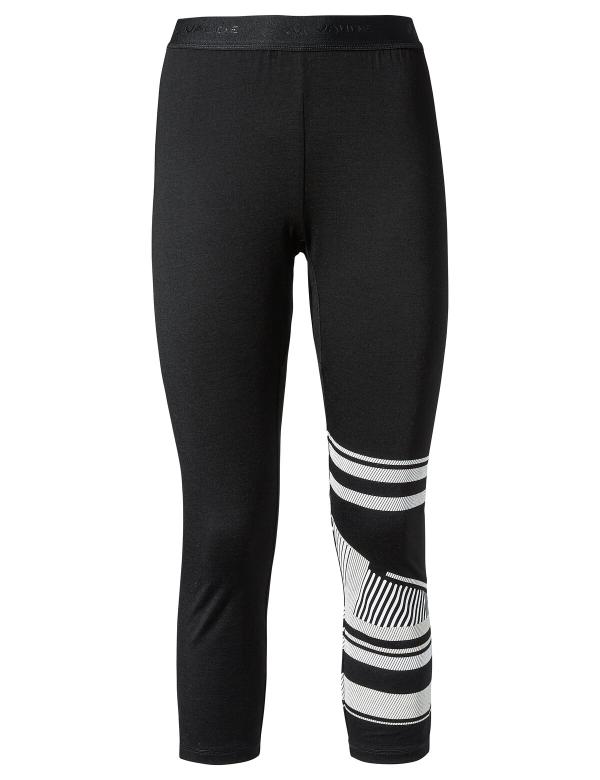 VAUDE Women's Monviso Wool 3/4 Tights black Gr&ouml;&szlig; 36