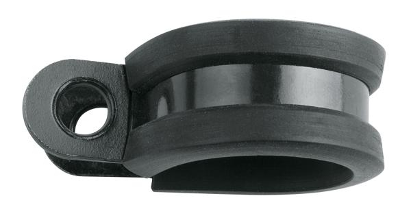 SKS GERMANY Kettenstreben- / Sitzstrebenschelle schwarz-silber-schwarz 