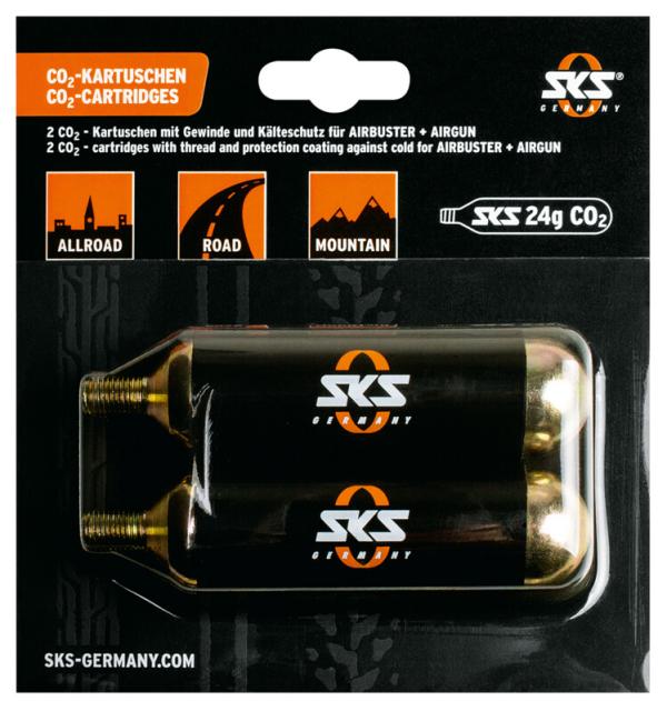 SKS GERMANY CO2 Kartusche f&uuml;r AIRGUN und AIRBUSTER  