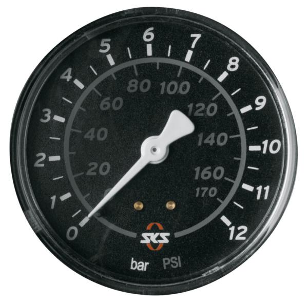 SKS GERMANY Ersatzmanometer D63, 12bar/174psi  