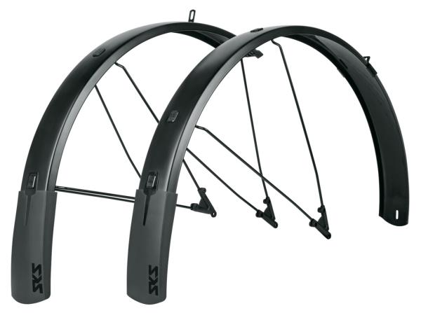 SKS GERMANY BLUEMELS STYLE 27.5&ldquo;-29&ldquo;, 75 mm schwarz-matt sandgestrahlt 