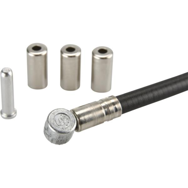 SHIMANO 1 Set Schwarz Bremszug-Set Zug 1.600 mm, H&uuml;lle 1.400 mm HR