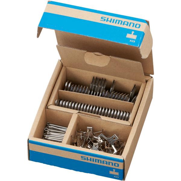 SHIMANO 25 Paar Werkstattpackung Scheibenbremsbelag G05A-RX Resin Alutr&auml;ger