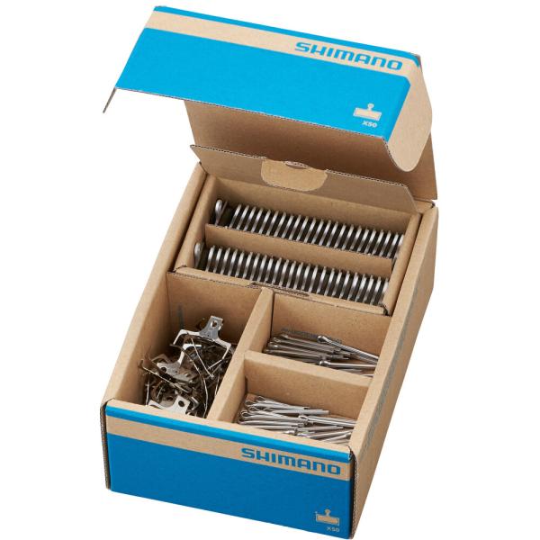 SHIMANO 50 Paar Werkstattpackung Scheibenbremsbelag G05A-RX Resin Alutr&auml;ger