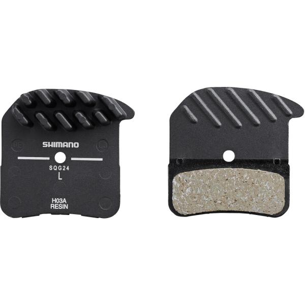 SHIMANO Scheibenbremsbelag H03A-RF Resin Alutr&auml;ger