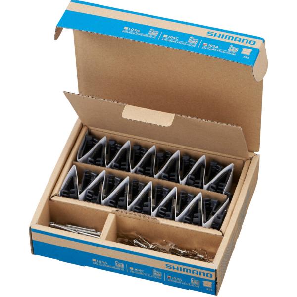 SHIMANO 25 Paar Werkstattpackung Scheibenbremsbelag J05A-RF Resin Alutr&auml;ger