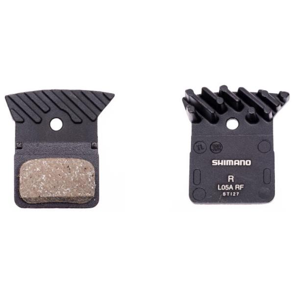 SHIMANO Scheibenbremsbelag L05A-RF Resin Alutr&auml;ger