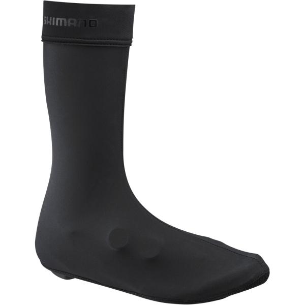 SHIMANO DUAL RAIN SHOE COVER BLACK (XL (SHOE SIZE 44-46))