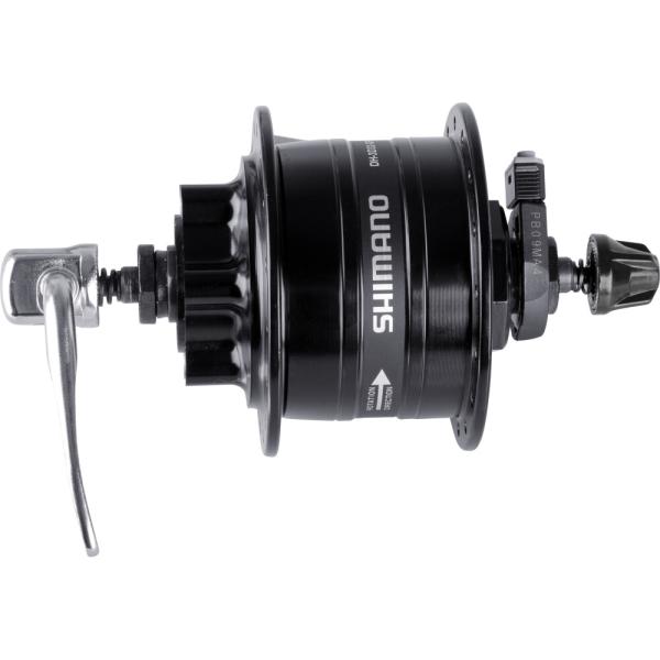 SHIMANO Nabendynamo DH-3D32 6 Volt/3 Watt 32 Loch 6-Loch Schwarz