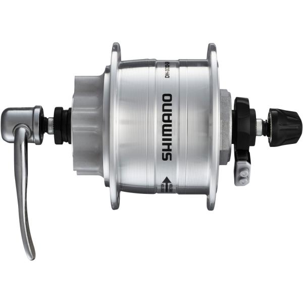 SHIMANO Nabendynamo DH-3D32 6 Volt/3 Watt 32 Loch 6-Loch Silber