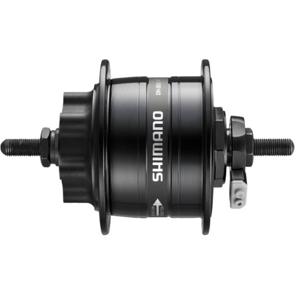 SHIMANO Nabendynamo DH-3D32 6 Volt/3 Watt 36 Loch 6-Loch Schwarz Mutterntyp