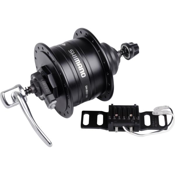 SHIMANO Nabendynamo DH-3D37 6 Volt/3 Watt 36 Loch Center-Lock Schwarz