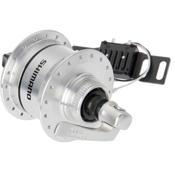 SHIMANO Nabendynamo DH-3D72 6 Volt/3 Watt 32 Loch Center-Lock Silber
