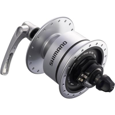 SHIMANO Nabendynamo DH-3D72 6 Volt/3 Watt 32 Loch Center-Lock Silber Produktbild 2