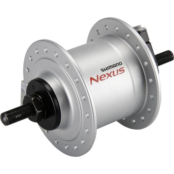 SHIMANO Nabendynamo NEXUS DH-C3000-1N Felgenbremse 6 Volt/1,5 Watt Silber
