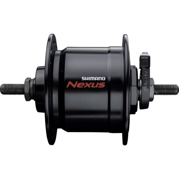 SHIMANO Nabendynamo NEXUS DH-C3000-3N 6 Volt/3 Watt 36 Loch Schwarz Mutterntyp