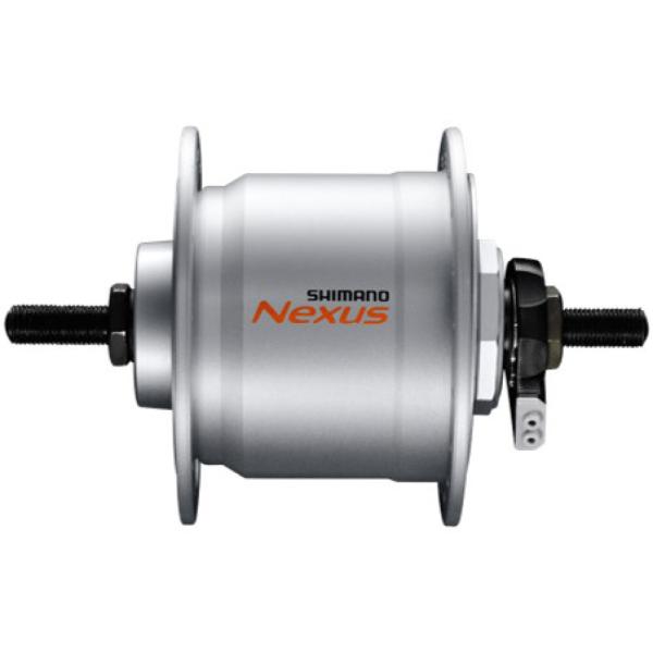 SHIMANO Nabendynamo NEXUS DH-C3000-3N 6 Volt/3 Watt 36 Loch Silber Mutterntyp