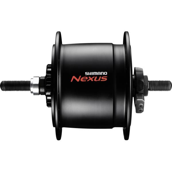 SHIMANO Nabendynamo NEXUS DH-C6000-1R Rollenbremse 6 Volt/1,5 Watt Schwarz