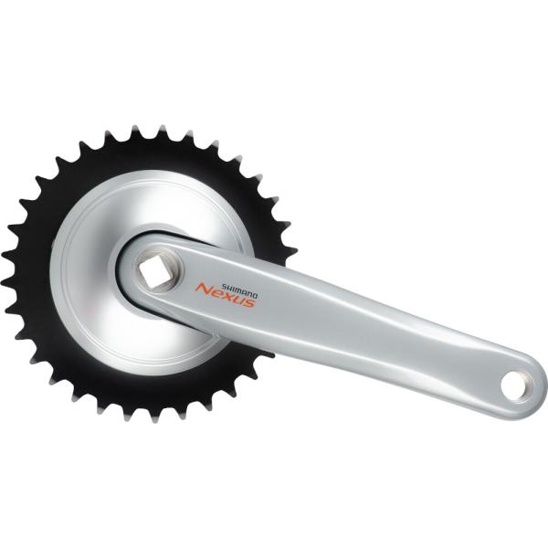SHIMANO Kurbelgarnitur NEXUS FC-C6000 33 Z&auml;hne silber