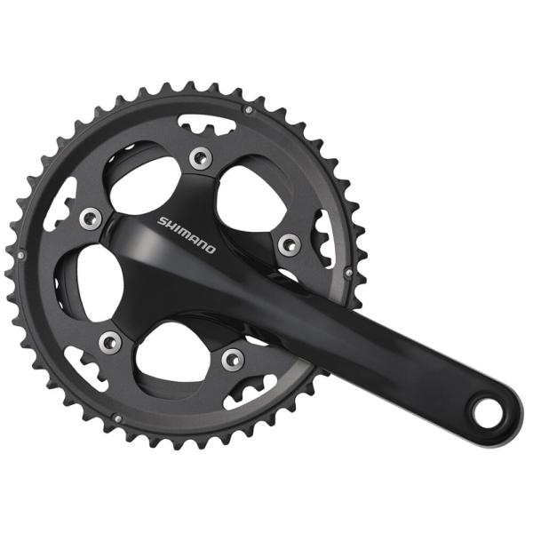 SHIMANO Kurbelgarnitur FC-CX50 10-fach 170 mm 46-36 Z&auml;hne Schwarz