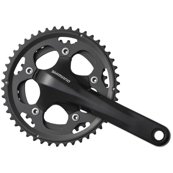 SHIMANO Kurbelgarnitur FC-CX50 10-fach 175 mm 46-36 Z&auml;hne Schwarz