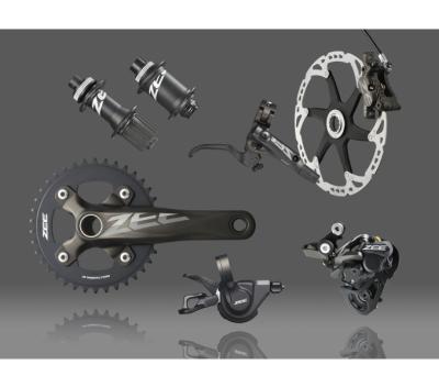 SHIMANO Kurbelgarnitur ZEE FC-M645 10-fach 165 mm 36 Z&auml;hne Produktbild 1