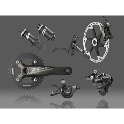 SHIMANO Kurbelgarnitur ZEE FC-M645 10-fach 175 mm 36 Z&auml;hne Produktbild 1