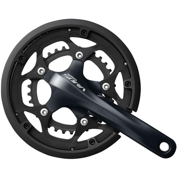 SHIMANO Kurbelgarnitur SORA FC-R3000 9-fach 170 mm 50-34 Z&auml;hne Schwarz mit KSR