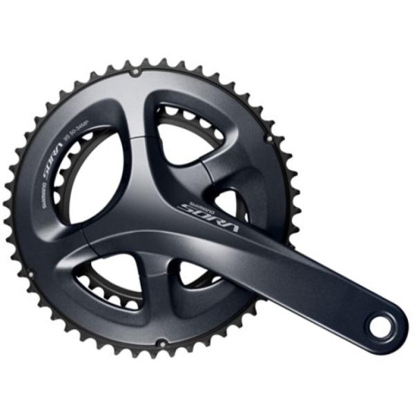 SHIMANO Kurbelgarnitur SORA FC-R3000 9-fach 170 mm 50-34 Z&auml;hne Schwarz