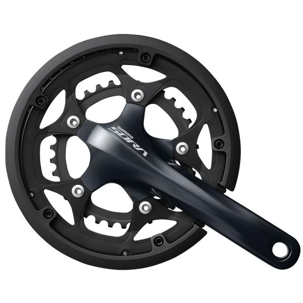 SHIMANO Kurbelgarnitur SORA FC-R3000 9-fach 175 mm 50-34 Z&auml;hne Schwarz mit KSR