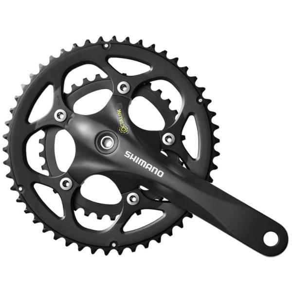 SHIMANO Kurbelgarnitur FC-R345 9-fach 170 mm 50-34 Z&auml;hne Schwarz