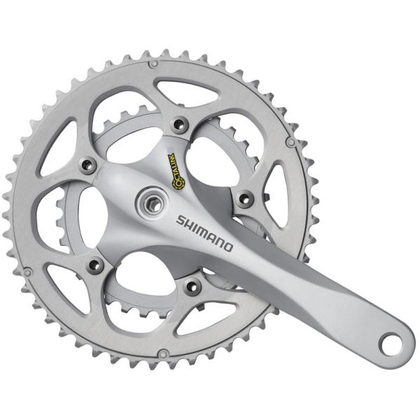 SHIMANO Kurbelgarnitur FC-R345 9-fach 175 mm 50-34 Z&auml;hne Silber