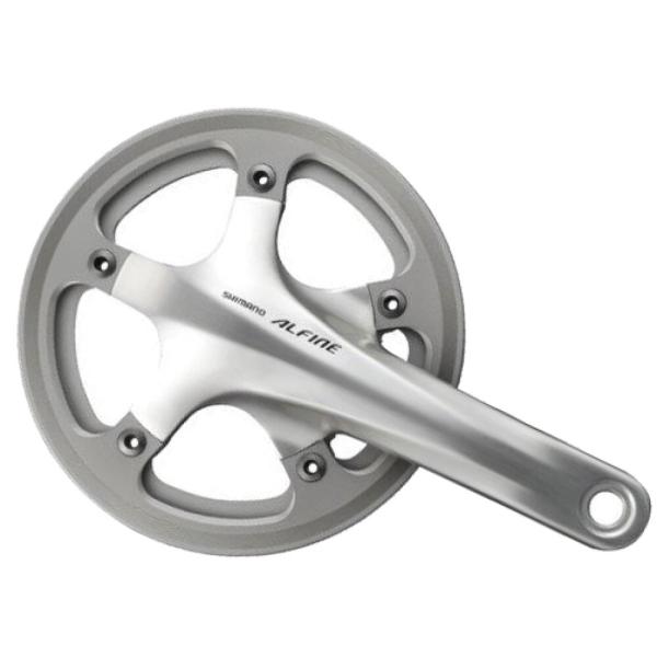 SHIMANO Kurbelgarnitur ALFINE FC-S501 39 Z&auml;hne silber