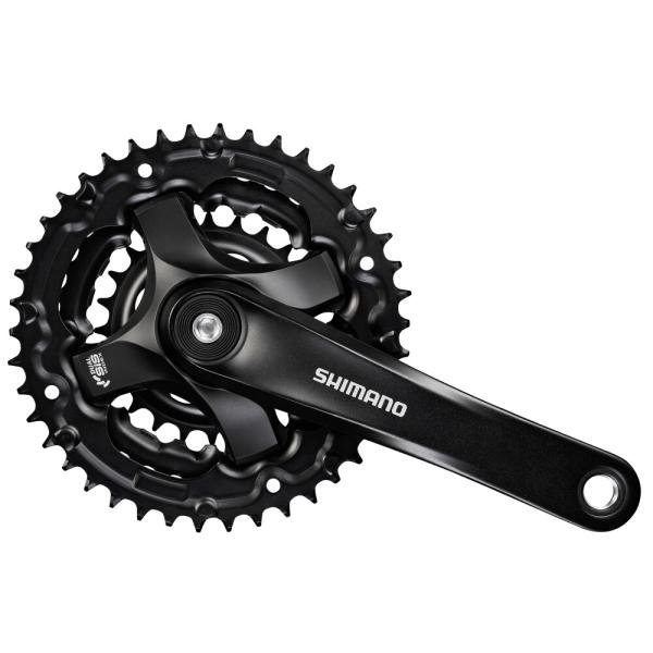 SHIMANO Kurbelgarnitur TOURNEY FC-TY501 6-fach/7-fach/8-fach 170 mm 42-34-24 Z&auml;hne