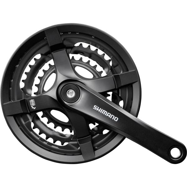 SHIMANO Kurbelgarnitur TOURNEY FC-TY501 6-fach/7-fach/8-fach 170 mm 48-38-28 Z&auml;hne