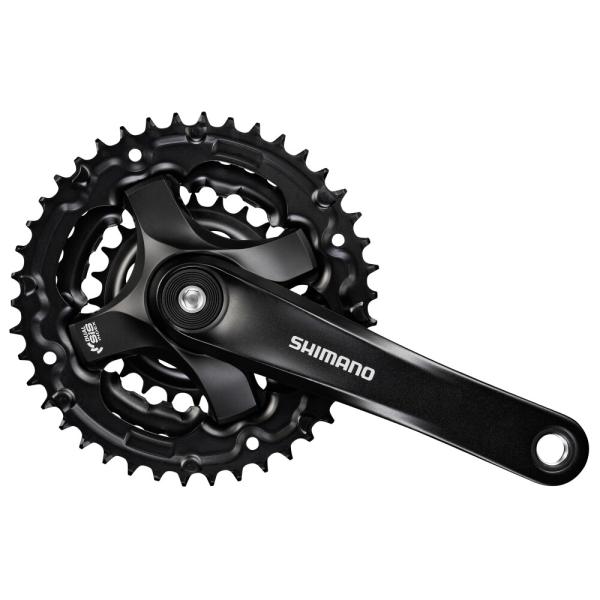 SHIMANO Kurbelgarnitur TOURNEY FC-TY501 6-fach/7-fach/8-fach 175 mm 42-34-24 Z&auml;hne