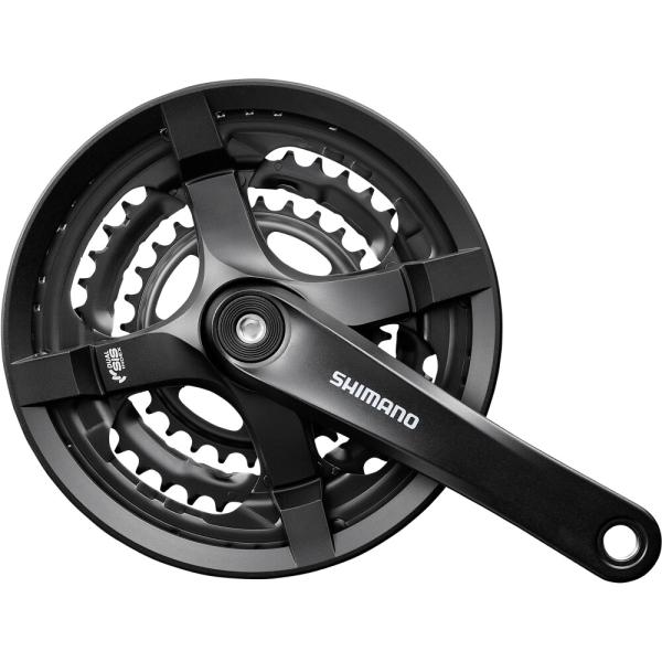 SHIMANO Kurbelgarnitur TOURNEY FC-TY501 6-fach/7-fach/8-fach 175 mm 48-38-28 Z&auml;hne