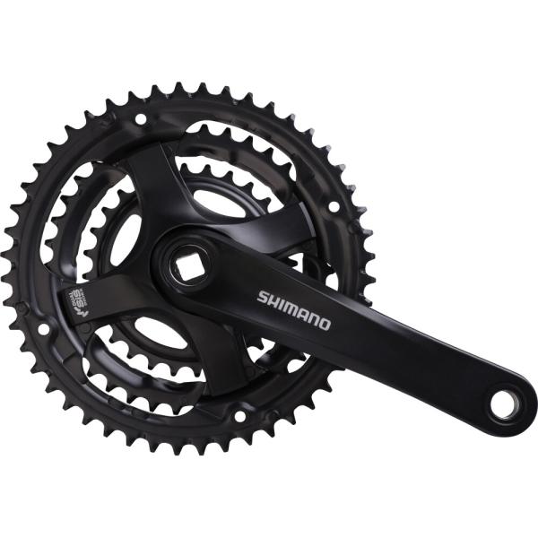 SHIMANO Kurbelgarnitur TOURNEY FC-TY501 6-fach/7-fach/8-fach 175 mm 48-38-28 Z&auml;hne
