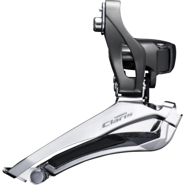 SHIMANO Umwerfer CLARIS FD-R2000 8-fach Schelle hoch 34,9 mm, mit Adapter 31,8/28,6 mm