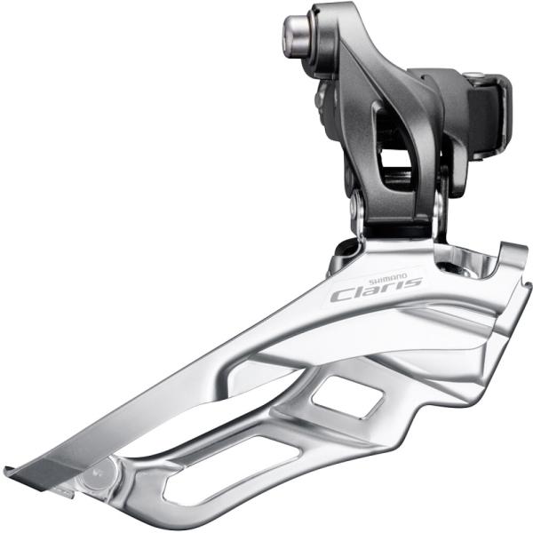 SHIMANO Umwerfer CLARIS FD-R2030 8-fach Schelle hoch 34,9 mm, mit Adapter 31,8/28,6 mm