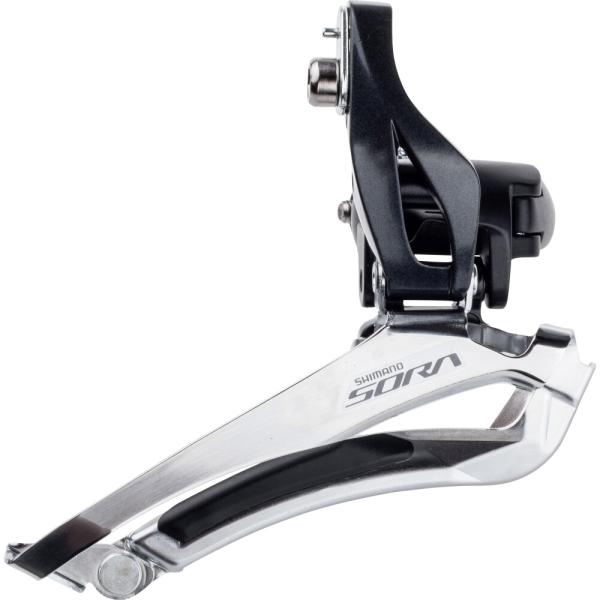 SHIMANO Umwerfer SORA FD-R3000 9-fach Schelle hoch 34,9 mm, mit Adapter 31,8/28,6 mm