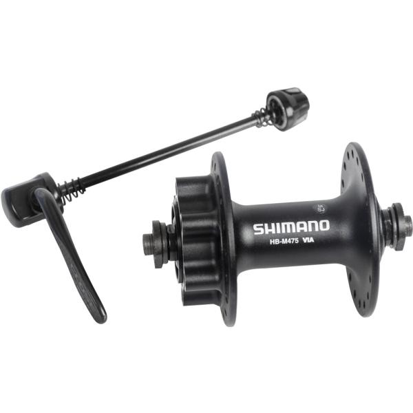 SHIMANO Vorderradnabe HB-M475 6-Loch Schnellspanner