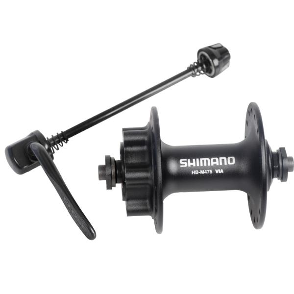 SHIMANO Vorderradnabe HB-M475 6-Loch Schnellspanner
