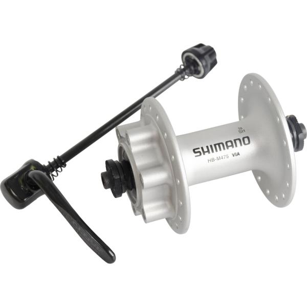 SHIMANO Vorderradnabe HB-M475 6-Loch Schnellspanner