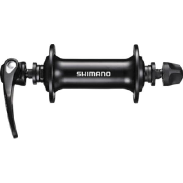 SHIMANO Vorderradnabe HB-RS400 28 Loch Schnellspanner 100 mm Schwarz