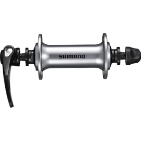 SHIMANO Vorderradnabe HB-RS400 28 Loch Schnellspanner 100 mm Silber